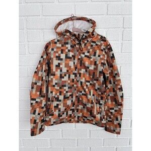 Orage Hoodie Full Zip Orange Digicam Mens Small